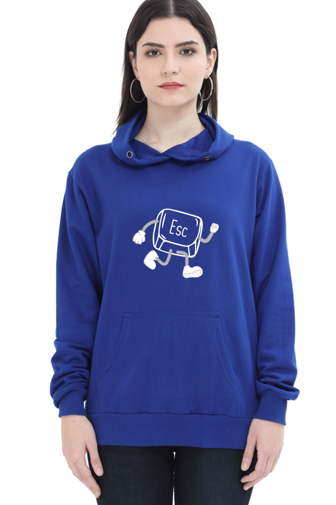 Unisex Hooded SweatShirt - ESC Button (Life Problems)