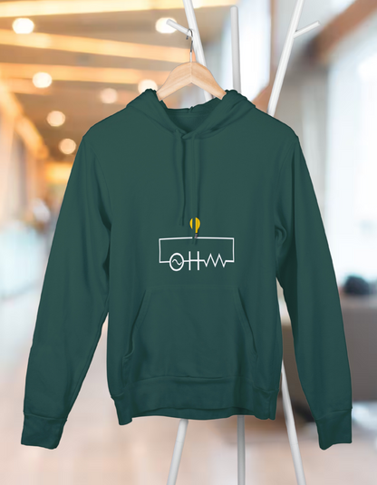 Unisex Hooded SweatShirt - OHM (Ω)