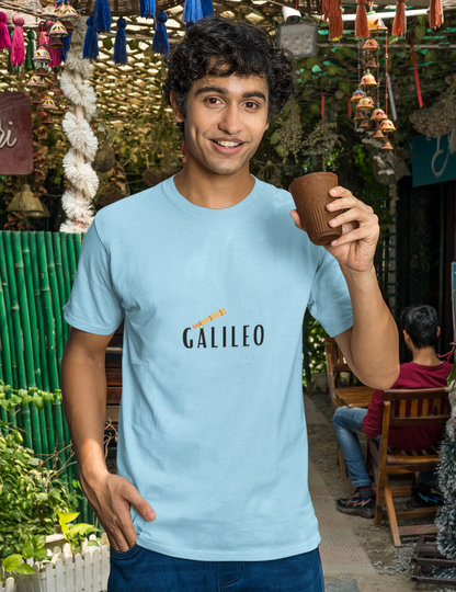 Round Neck Half Sleeve T-Shirt - Galileo