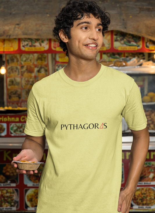 Round Neck Half Sleeve T-Shirt - Pythagoras Theorem