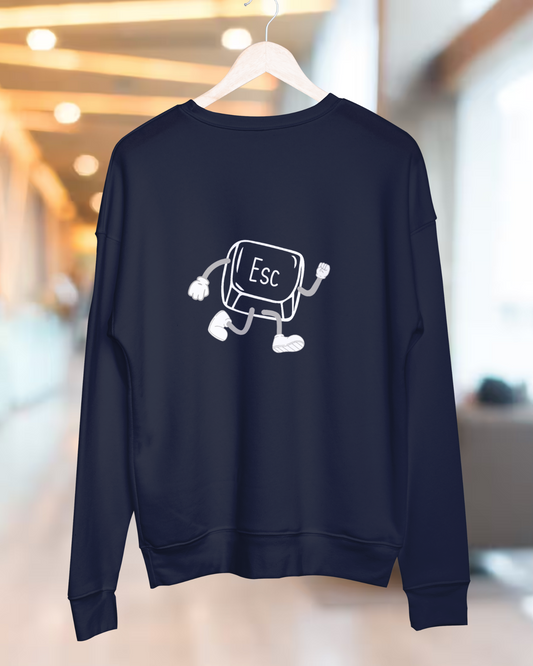 Unisex SweatShirt - ESC Button (Life Problems)