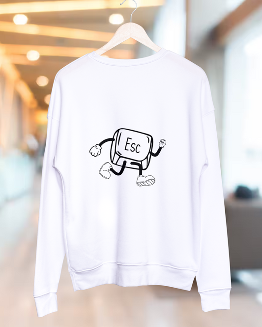 Unisex SweatShirt - ESC Button (Life Problems)