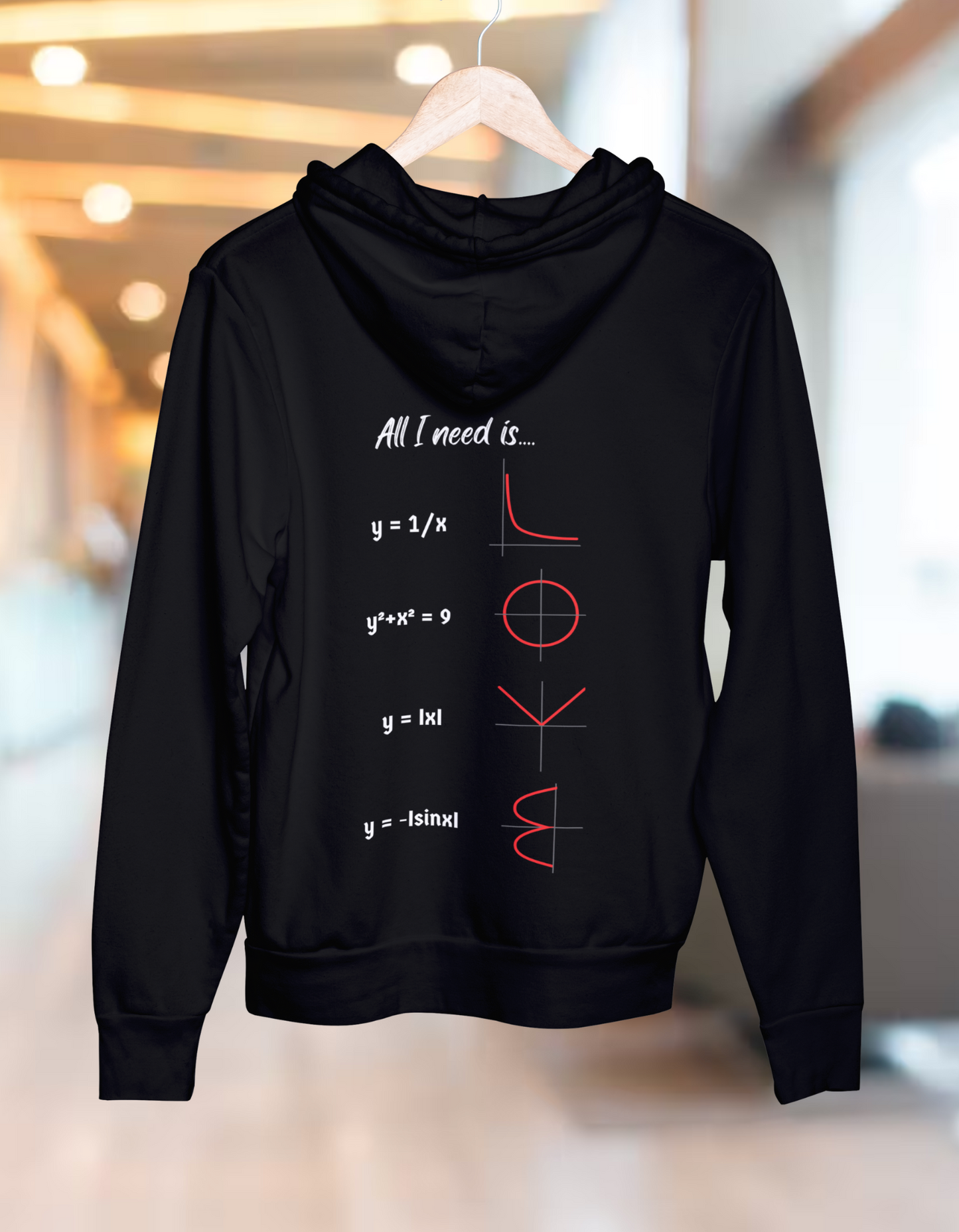 Unisex Hooded SweatShirt Regular Fit - All I Need is Love